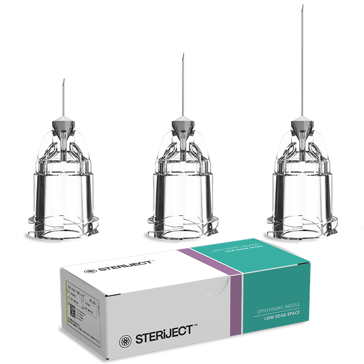 Low Dead Space intravitreal injection needle.